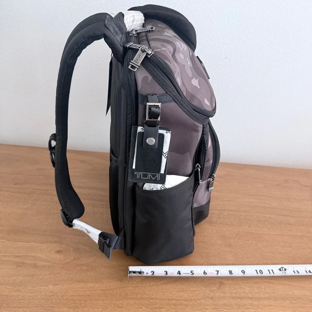 Tumi Thornhill Backpack Grey Camo Ballistic Nylon Laptop Bag 02223683CTYMPO